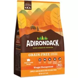 Adirondack Limited Ingredient Pork & Lentils Recipe Weight Management Grain-Free Dry Dog Food